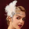 Crystal Cosplay Dress Headwear Vintage 1920s Hair Accessories  Stage Performance