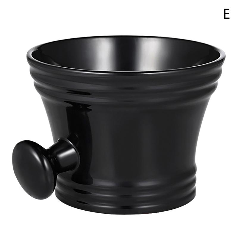 Plastic Shaving Brush Bowl For Men'S Beard Care Soap Foam Mug Bowl With Handle Facial Cleaning Tools