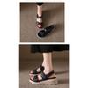 2025 Summer New Thick Bottom Slope Heel Sandals Lightweight Non-slip Comfortable Casual Sports Velcro Roman Shoes