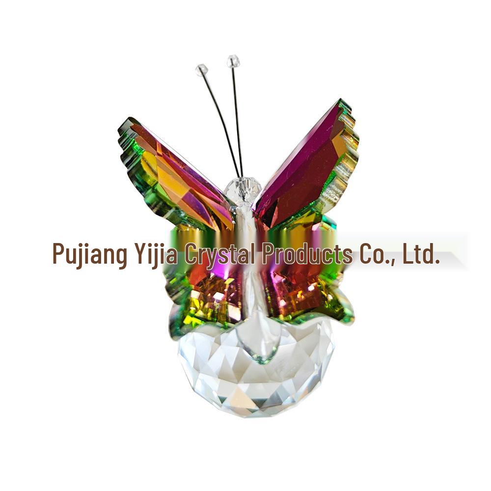 3D Crystal Butterfly Ornament for Home Decor