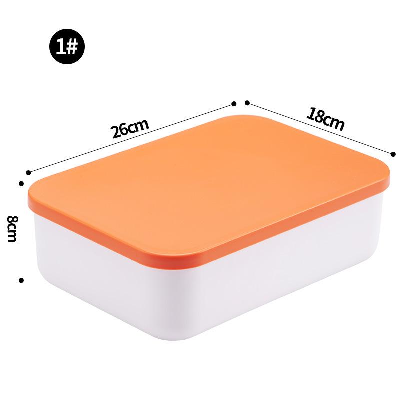 Household Creative Plastic Cosmetic Organizers with Lid Clothes Toys Sundries Makeup Storage Box Desktop Storage Container
