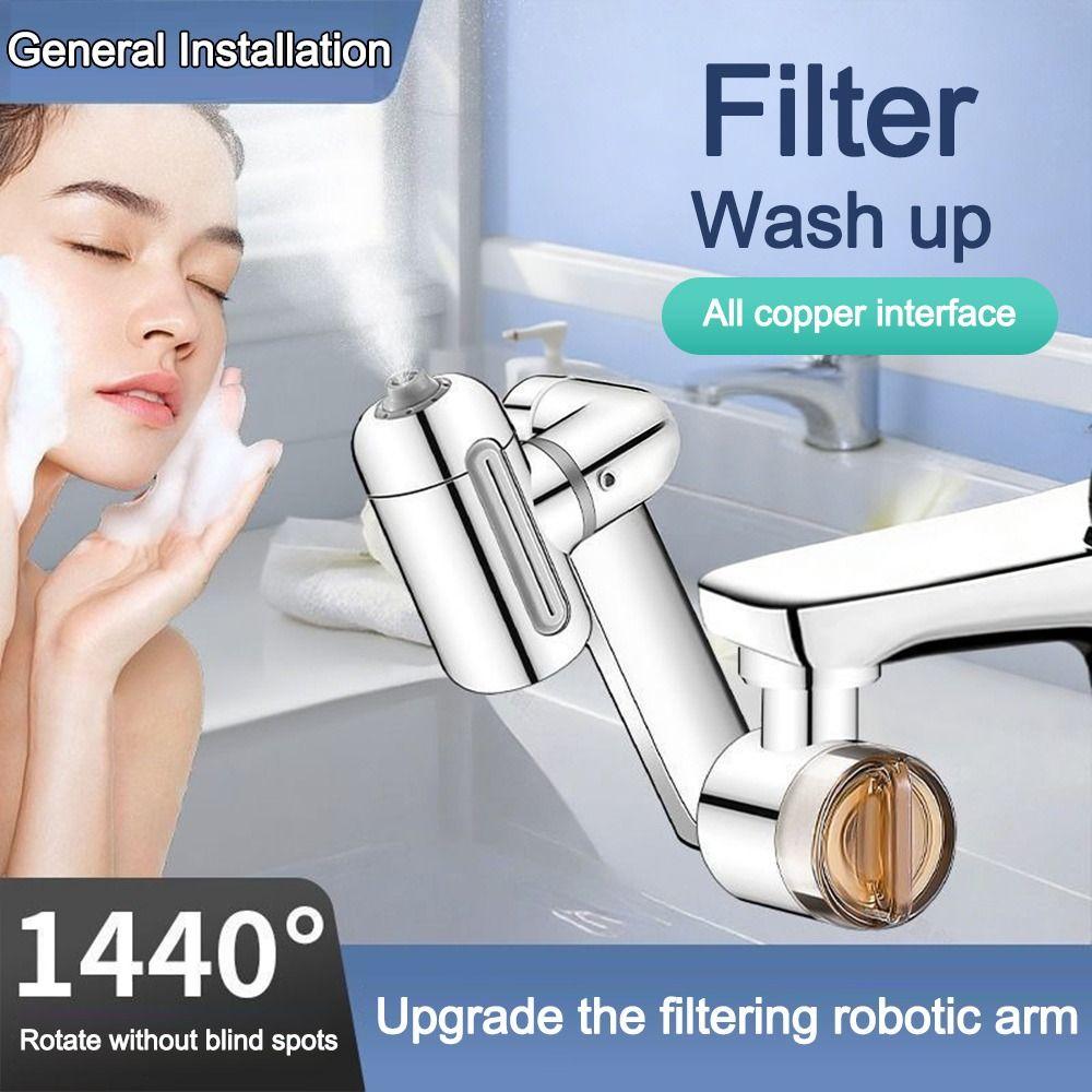 Water Saving Rotatable Faucet Sprayer 4 Modes Faucet Extender New Kitchen Faucet  Kitchen