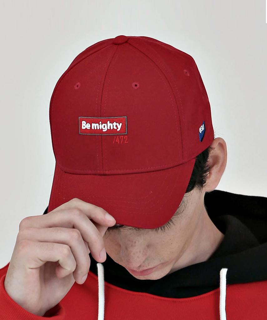 BEMIGHTY Square Embroidered Ball Cap Black