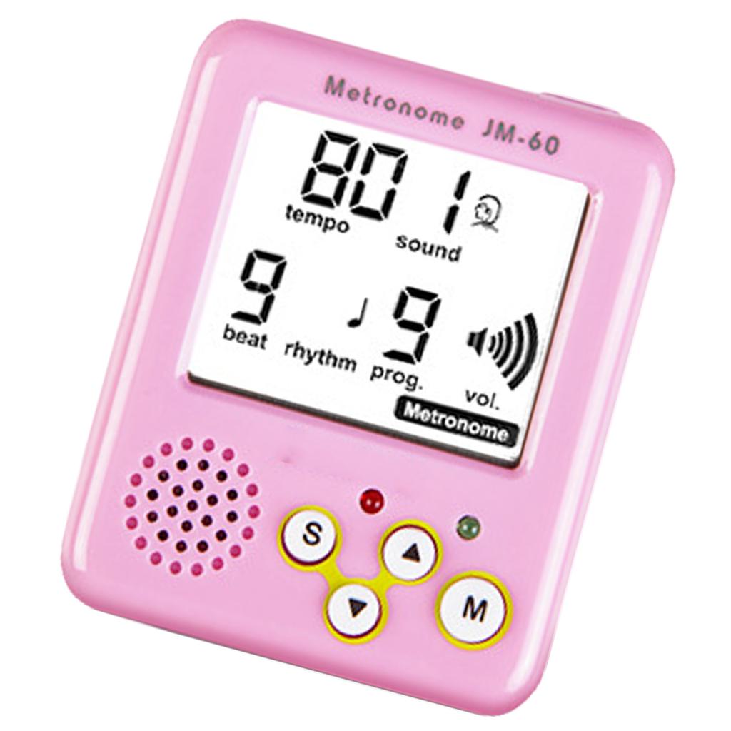 Professional Clip on LCD Digital Metronome Small Sports Running Metronome for Guitar Violin Musical Instrument Accessory