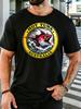 Unisex Retro Hot Tuna Austrálie Rybí Odznak Grafika Bavlněné Tričko s Krátkým Rukávem Kulatý Výstřih Měkké Pánské Letní Ležérní Prodyšné Streetové Tričko