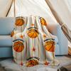 Basketball Theme Printed Blanket - Perfect for Couch, Bed, Travel & Outdoor Use | Machine Washable, Cozy & Durable.