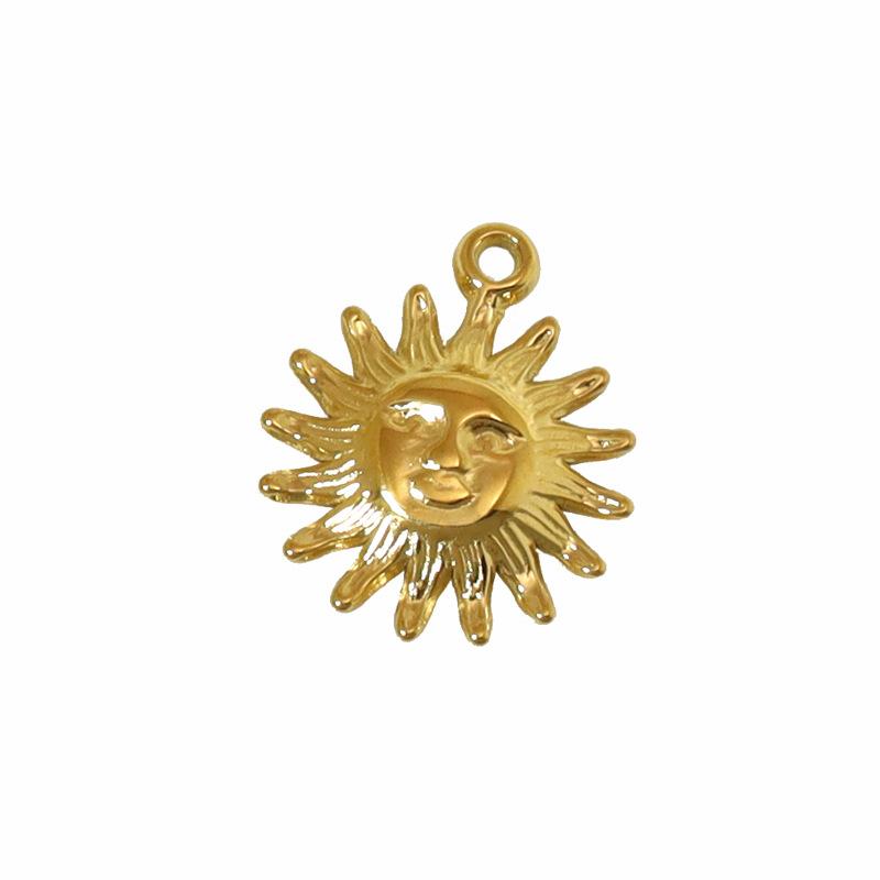 Edelstahl Meeresleben Seestern Muschel Schleife Kreuz DIY Anhänger Einzelner Anhänger Halskette Schmuck Zubehör