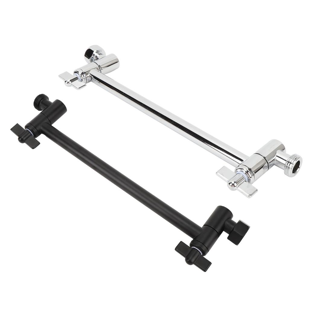 Shower Head Extension Arm Stainless Steel Adjustable Leakage Proof Shower Head Extender Bar for Home
