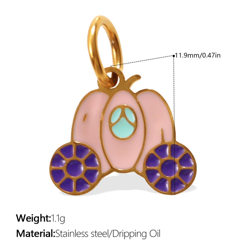 European and American Fun Shape Oil Drop Pendant Vehicle Sports Elements Colorful Color Scheme Personalized DIY Pendant