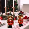 Highland Cow Ornament Desktop Figurine Christmas Nutcracker Highland Cow Figurine Santa Claus Resin Statue Highland for Home