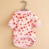 Love Strawberry Fruit Pattern Autumn and Winter Cold Insulation Warm Cat and Dog Universal Plush Pet Hoodie New Style