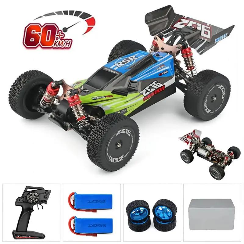 WLtoys 144010 75KM/H 2.4G RC Car Brushless 4WD Electric High Speed Off-Road Remote Control Drift Toys for Children Racing