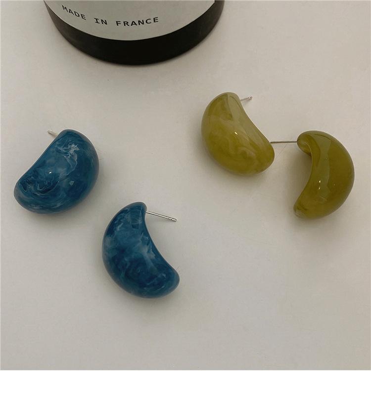 Cercei unici din acrilic colorați de vară pentru femei, cu modă și stil vintage