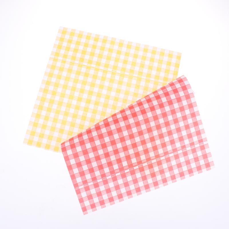 50 Stück Backverpackung Lebensmittelverpackung Fettabweisende Papiertüte Sandwich Donut Brotverpackung Hamburger Küchenzubehör 18*18Cm