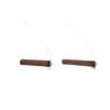 Nordic Wooden Wall-Mounted Clothes Rack with Creative Hooks