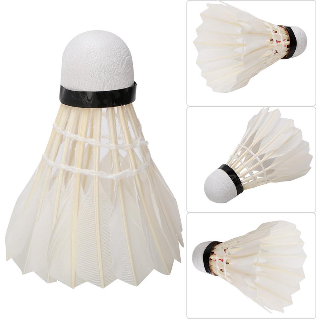 5PCS Durable Feather Badminton Balls Shuttlecocks for Outdoor Indoor Training