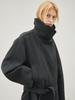 LE Wool Belted Jacket (Charcoal)