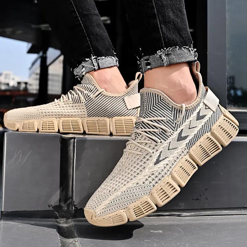 Men's Casual Shoes Breathable Flying Woven Sneakers