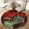 1pc Tomie Monster Artwork Round Carpet, Made of Polyester,Perfect for Decorating Office Chairs, Living Rooms