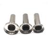 Universal unadjustable 85mm 3.5" /98mm  4'' /110mm 4.5'' Car Stainless Chrome Exhaust Muffler