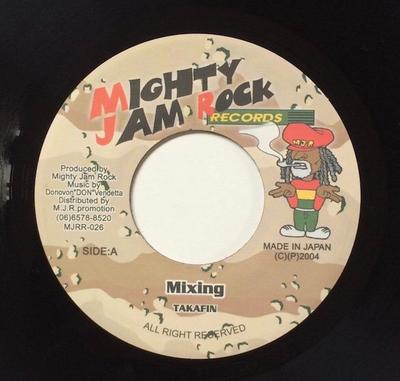 7inch Record TAKAFIN - Mixing MJRR026 Mighty Jam Rock 2004 Japan Reggae, Ska & Dub Used