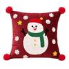 Square Christmas Pillow Covers Cartoon Santa Claus Xmas Pillowcase  Christmas Decor