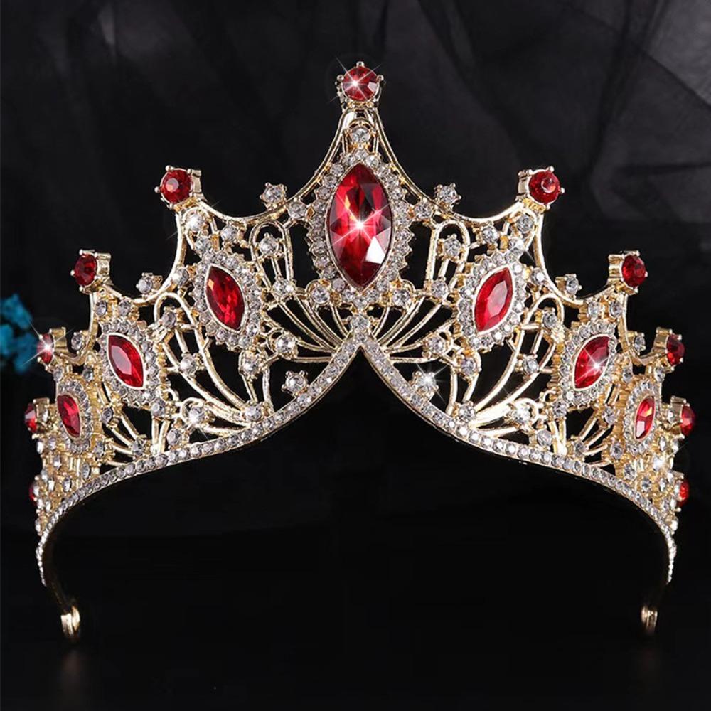Crystal Bridal Crown Cosplay Royal Princess Crown Fashion Queen Crown  Wedding Accessories