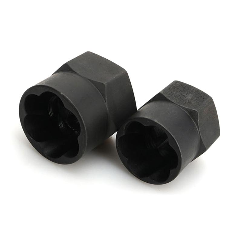 13 Pieces Impact Nut Removal Tool Set Nuts and Screws Extractor Socket Tool Kit  Alloy Steel Material High Hardness