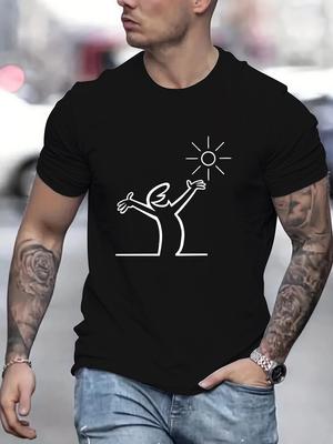 Ανδρικό T-Shirt La Linea Amazing Cotton Tees Oversized Γραφικά T-Shirts Vintage Ενηλίκων Print Γραφικό T-Shirt για Άνδρες