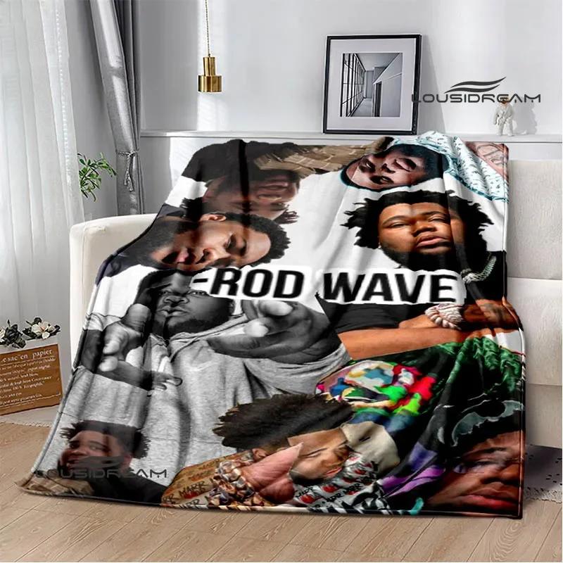 Rapper rod wave printed blanket Warm Flannel Blankets Soft and Comfortable blanket Home Travel Blanket bed linings Birthday Gift