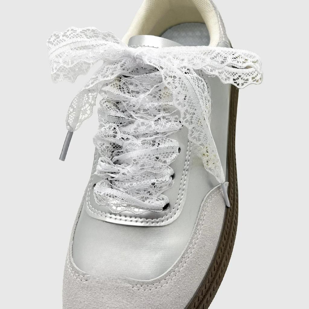 1Pair Black White Shoe Laces Accessorices Lace Flat Shoelace for Sneakers Shoelaces for Women Casual Shoes