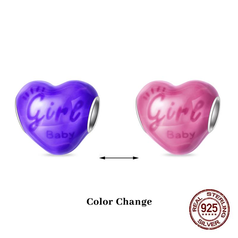 New 100% Copper Flower Chameleon Change Color Charms Beads Fit Pandachbracelets Diy Jewelry New Year'S Gift