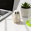 Whimsical Home Decorations Halloween Ghost Figurine, 3D Printed Cute Rock Statue, Statue Funny Coffee Table Centerpieces Shelf Mantel Ornaments Modern