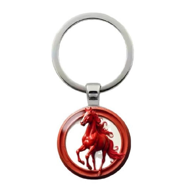 

Vibranting Horse Themed Keychain Constructed from Alloy in Eye Catching Designs for Everyday Use and Gifting 1