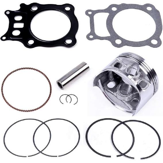 ECCPP New Cylinder Piston Ring Gasket for 2000 2001 2002 2003 2004 2005 2006 Rancher 350 TRX350 Compatible for Cylinder Piston Gasket Top End Kit