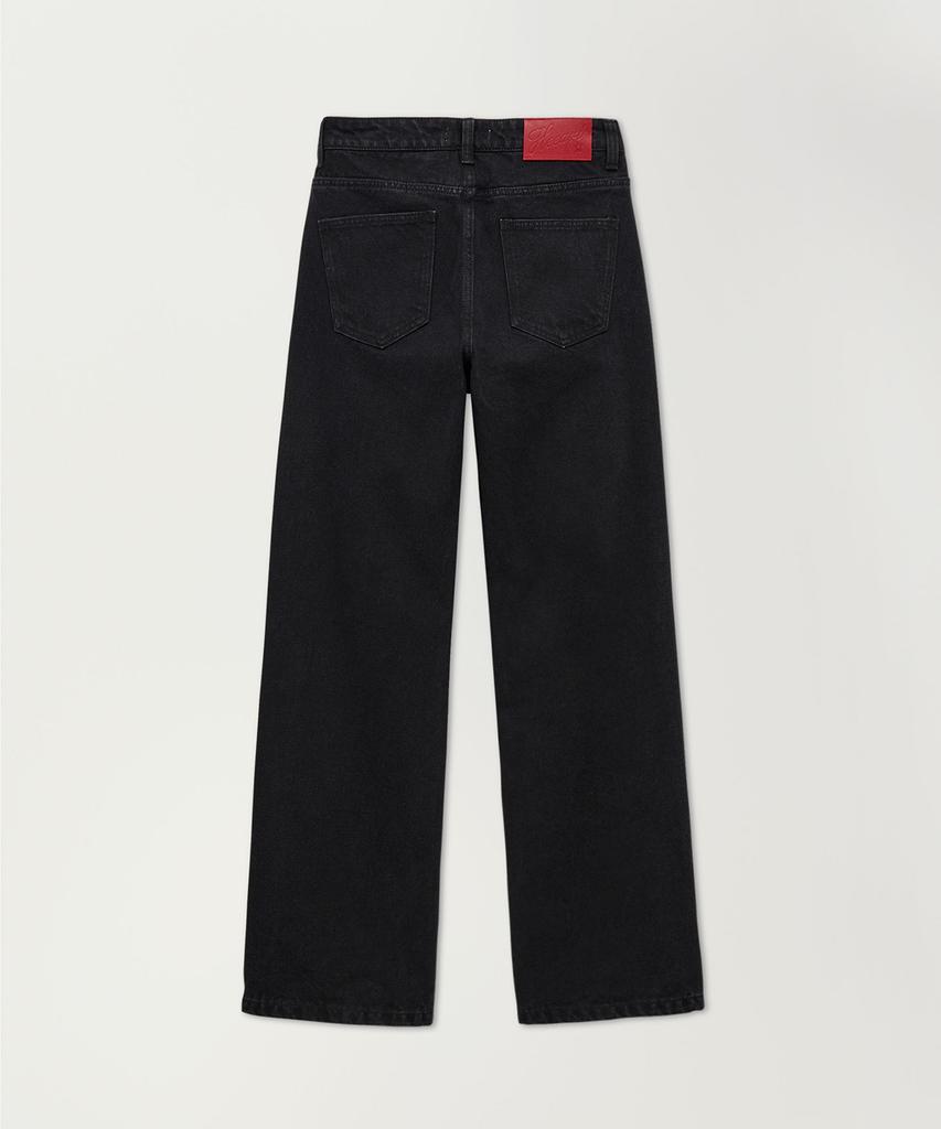 HEEARI Emma Classic Straight Denim Pants_Black