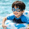 Kids Swim Goggles Swimming Eyewear Glasses Quick Adjustable Strap Anti-fog Leak Replaceable Nose Bridge Girls Boys Age 3-142