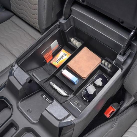 For -2024 Chevy Silverado Pickup Center Console Storage Box Organizer Tray