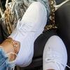 Sneakers da Donna Traspiranti Casual Scarpe Sportive da Donna con Lacci Scarpe Piatte da Donna Estive Vulcanizzate per la Corsa Zapatillas De Mujer