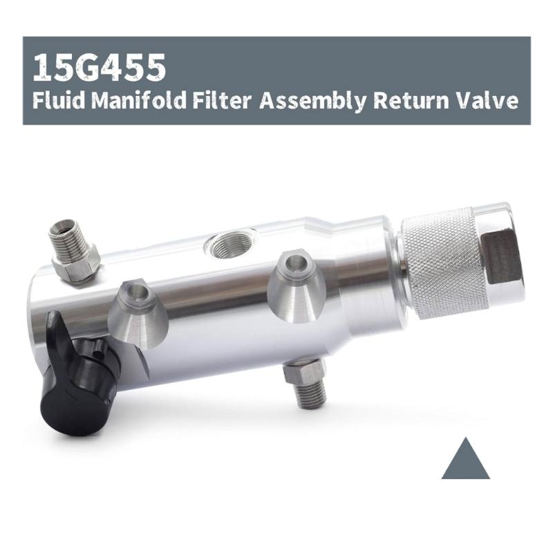 Airless Sprayer Filter Return Valves Filter Pump Piston Sprayer Fluid Filter Manifold Fluid Manifold Filter Assembly