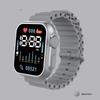 Key white LED electronic watch small square movement bright light personality wind trend electronic watch student couple LED electronic watch