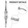Rust Proof Stainless Steel Rope Cleat Hook for Flag Pole Halyard Boat Yacht