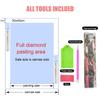 Pittura Diamante 5D Fai da Te Fiore di Tulipano Diamante Rotondo Completo Mosaico Ricamo Kit Punto Croce Decorazione Casa Arte Hobby Regali