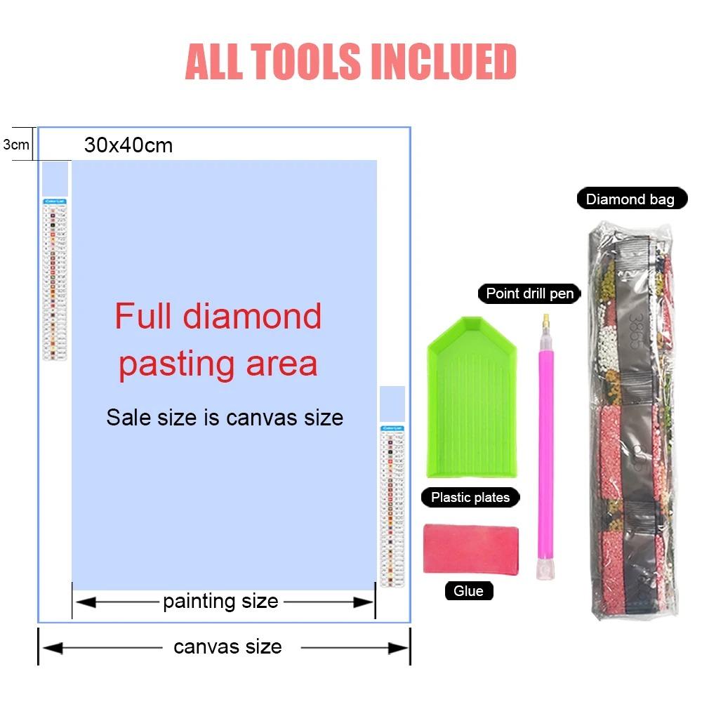 Pittura Diamante 5D Fai da Te Fiore di Tulipano Diamante Rotondo Completo Mosaico Ricamo Kit Punto Croce Decorazione Casa Arte Hobby Regali