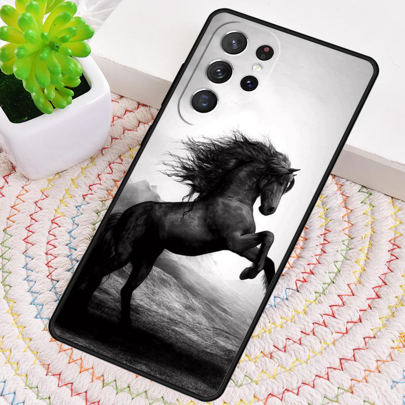 Horse Silicone Phone Case For Samsung Galaxy note 10 pro S26 S25 S24 S23 S22 S21 Plus S25Ultra Capa Cover