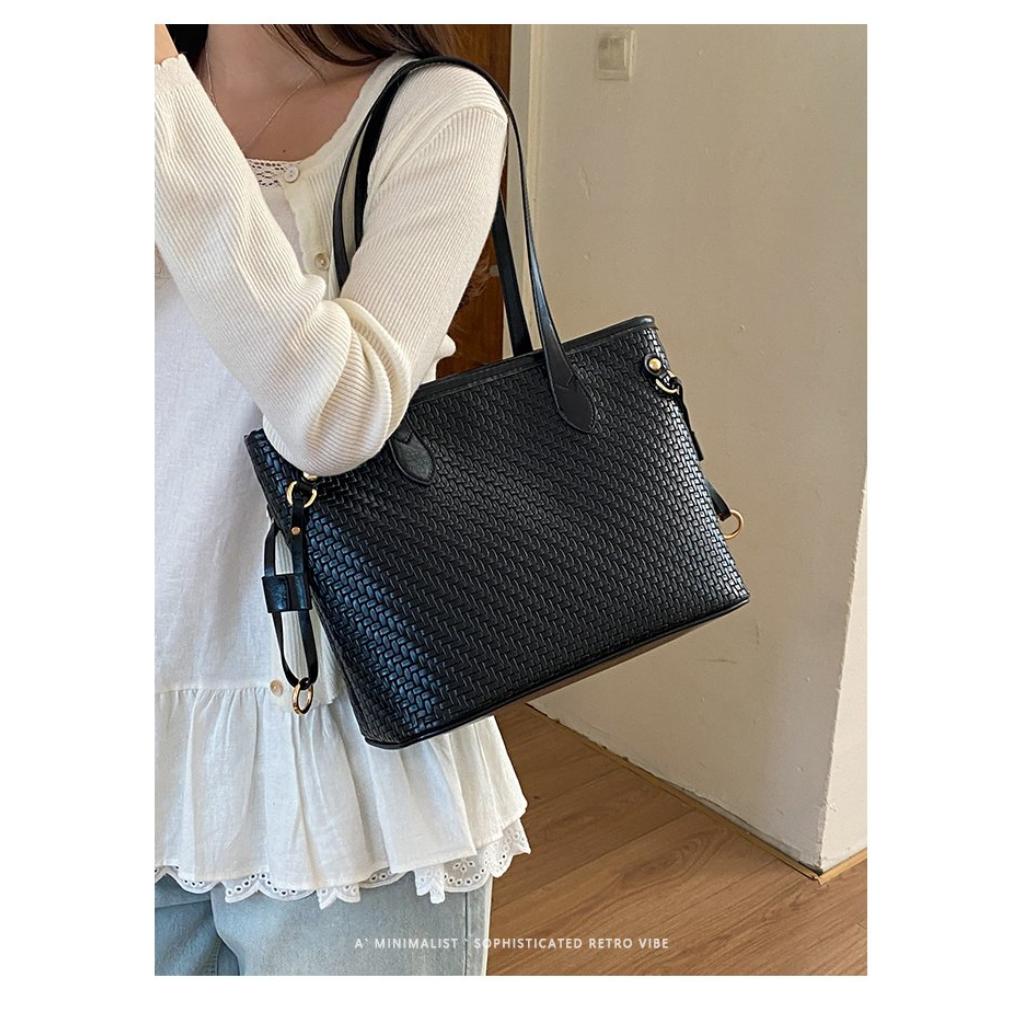 Tote Bag Unisex PU Large Capacity Office Daily