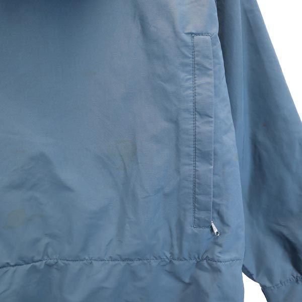 Woolrich 70s Nylon Blend Vintage Long Sleeve Hood Jacket M Back Check Men's Used