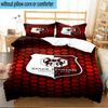 3PCS Stade Football Club Crest Bedding Set,Including 1pc Duvet Cover And 2pcs Pillowcases Perfect for Bedroom, Dormitory, Fan Christmas gift