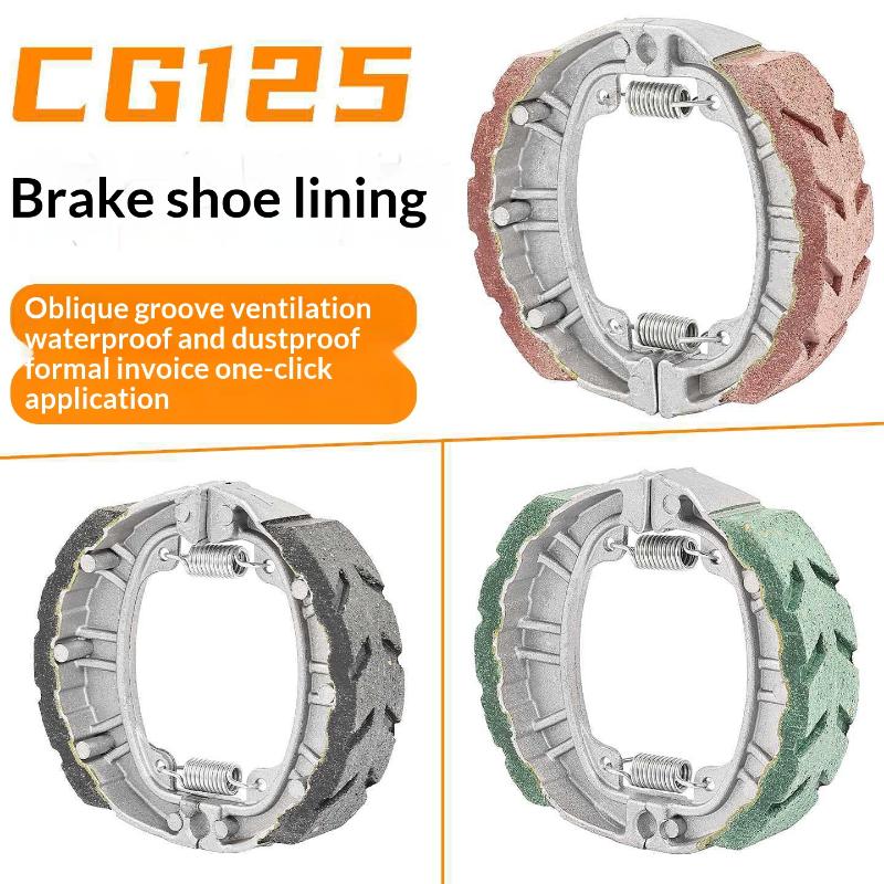 Motorcycles Brake Shoes Brake Pad Block Cg125 For Gy6 50 Gy6 80 Gy6 125 Cg125 Cg150 139Qmb 152Qmi 156Fmi Scooter Moped Atv