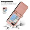 PU Leather Crossbody with Card Holder Phone Case for Samsung Galaxy Z Flip 6 5 4 3 Flip6 Flip5 Flip4 Flip3 5G Protective Cover